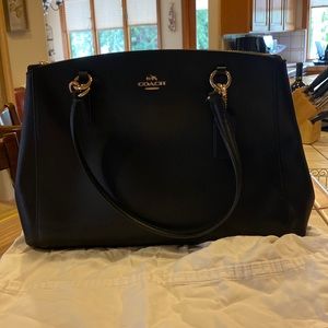 Black Coach Bag Dual Pouch